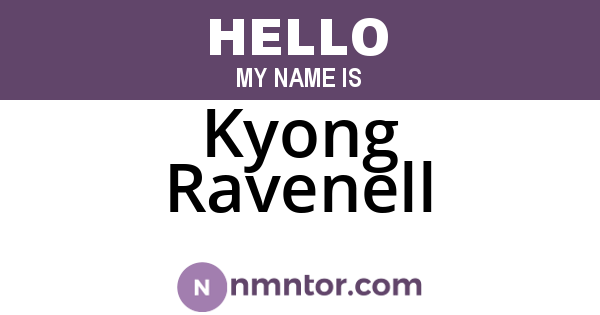 Kyong Ravenell