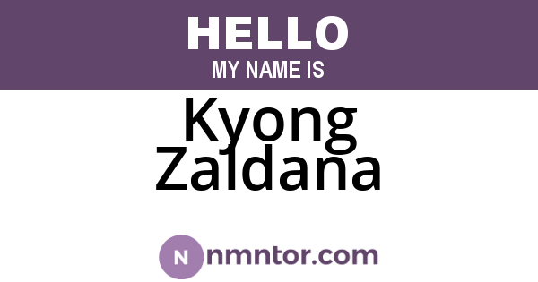 Kyong Zaldana