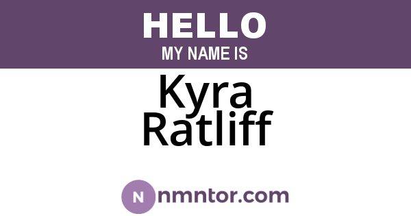 Kyra Ratliff