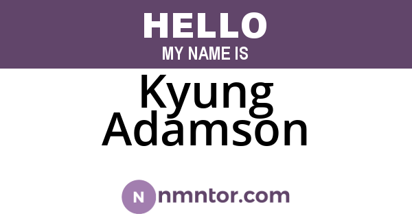 Kyung Adamson