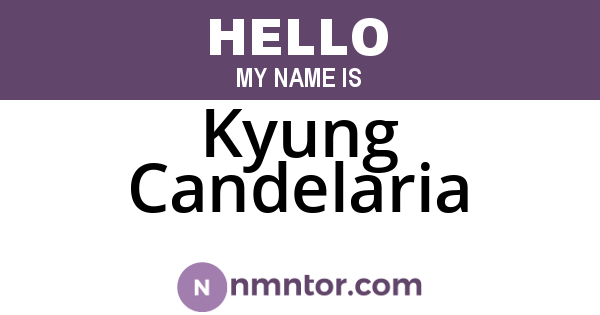 Kyung Candelaria