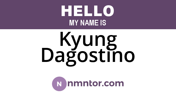 Kyung Dagostino