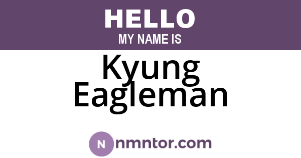 Kyung Eagleman