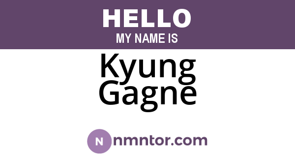 Kyung Gagne