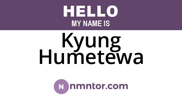 Kyung Humetewa