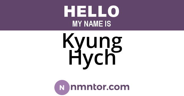 Kyung Hych