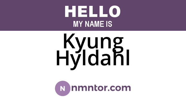 Kyung Hyldahl
