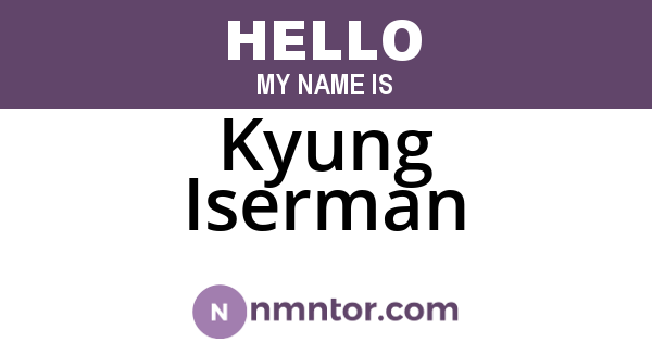 Kyung Iserman