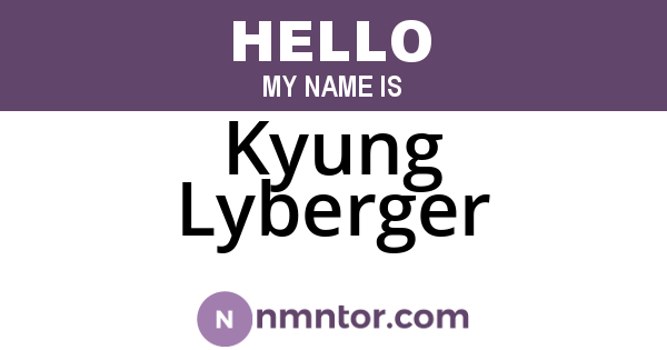 Kyung Lyberger