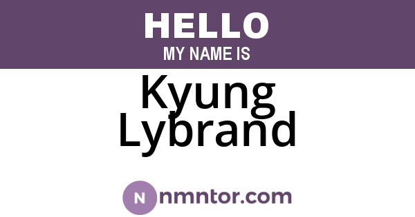 Kyung Lybrand