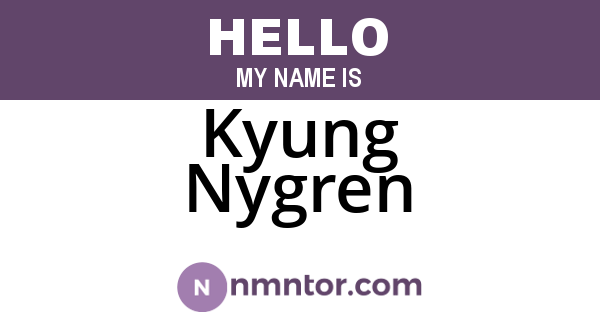 Kyung Nygren