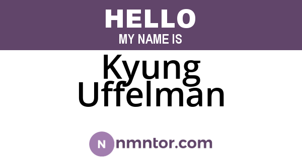 Kyung Uffelman