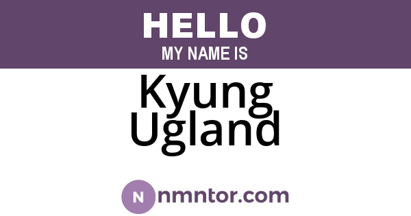 Kyung Ugland