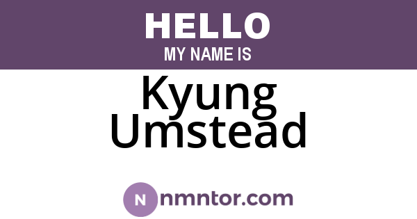 Kyung Umstead