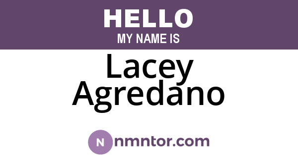 Lacey Agredano
