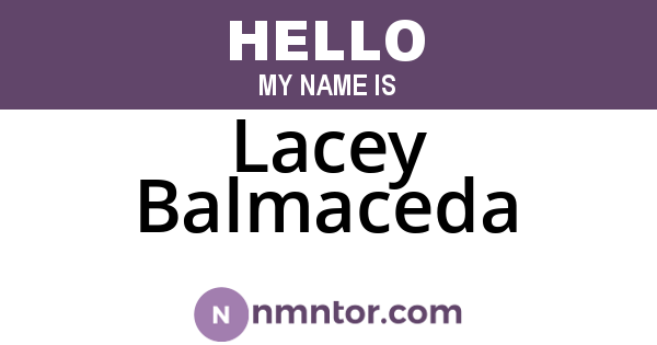 Lacey Balmaceda