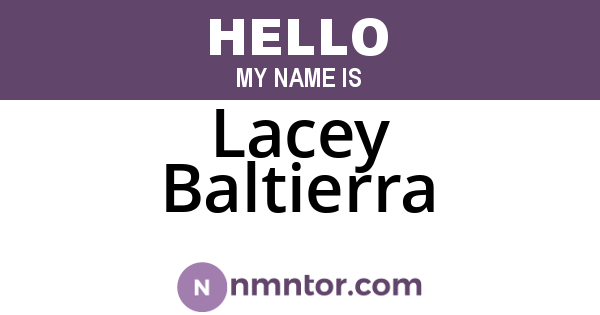 Lacey Baltierra