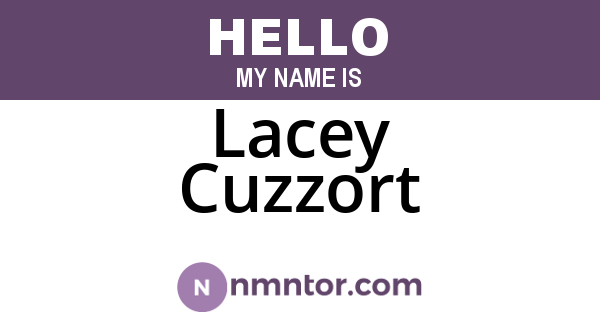 Lacey Cuzzort