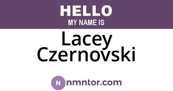 Lacey Czernovski
