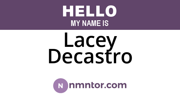 Lacey Decastro