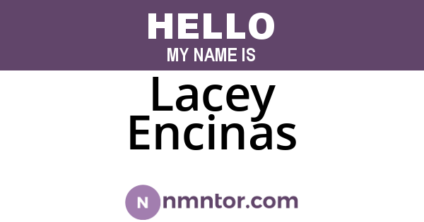 Lacey Encinas
