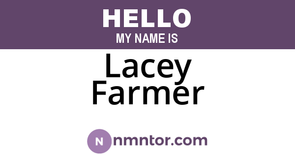 Lacey Farmer