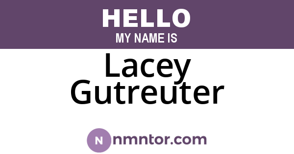 Lacey Gutreuter