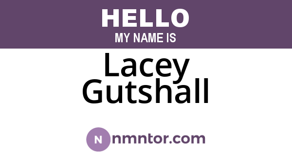 Lacey Gutshall