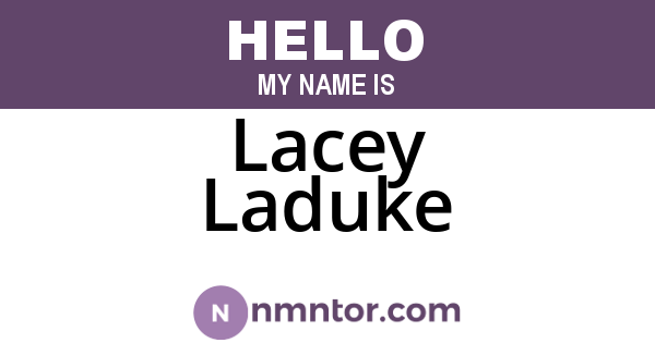 Lacey Laduke