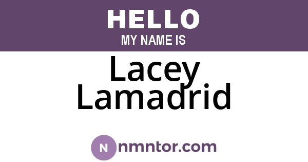 Lacey Lamadrid
