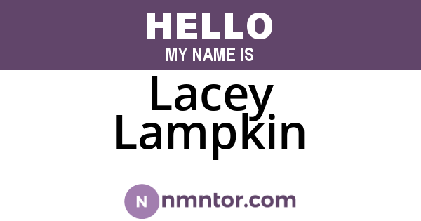 Lacey Lampkin