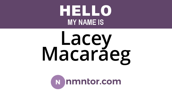 Lacey Macaraeg