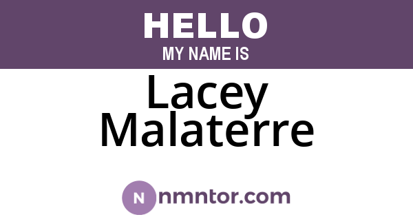 Lacey Malaterre