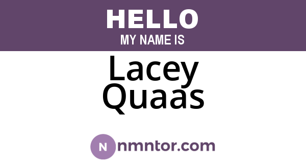 Lacey Quaas