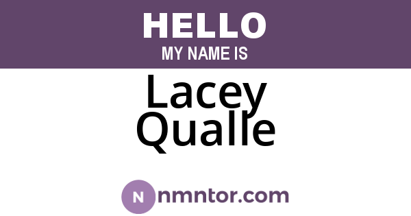 Lacey Qualle