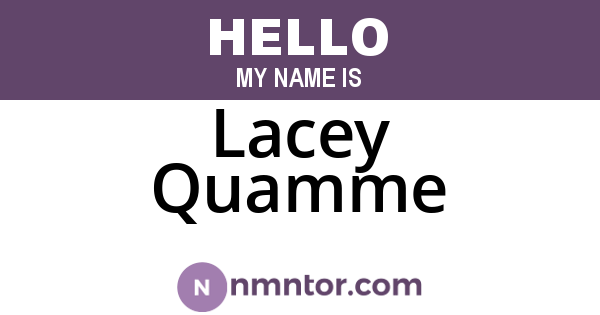 Lacey Quamme