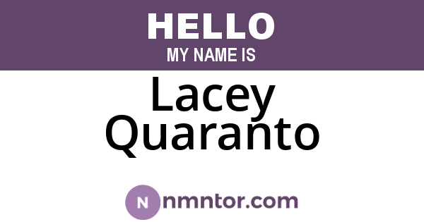 Lacey Quaranto