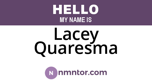 Lacey Quaresma