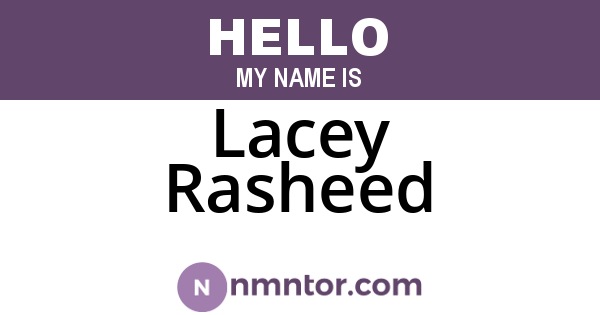Lacey Rasheed