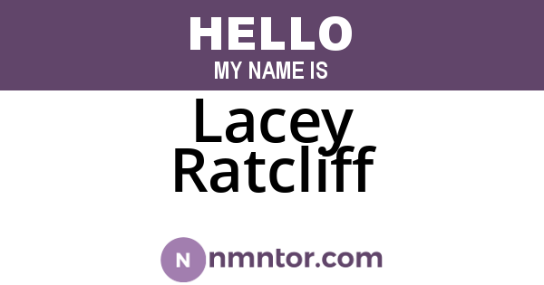 Lacey Ratcliff