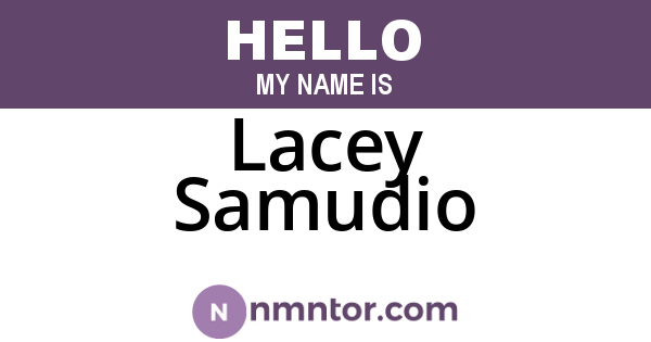 Lacey Samudio