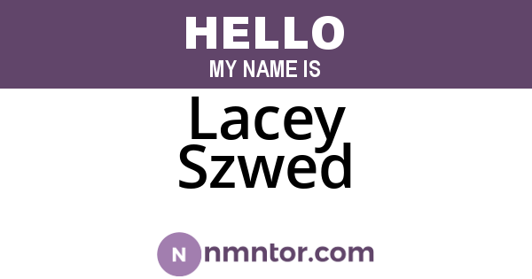 Lacey Szwed