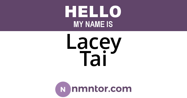 Lacey Tai