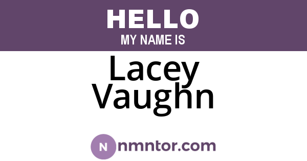 Lacey Vaughn