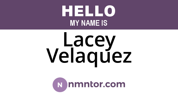 Lacey Velaquez