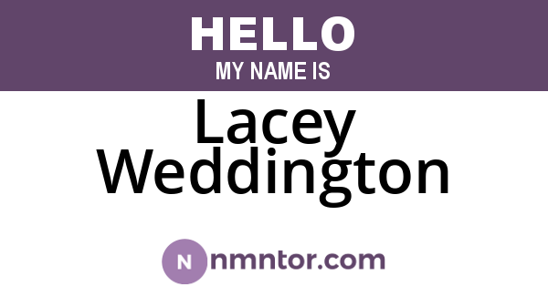 Lacey Weddington