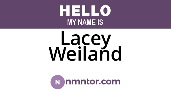 Lacey Weiland