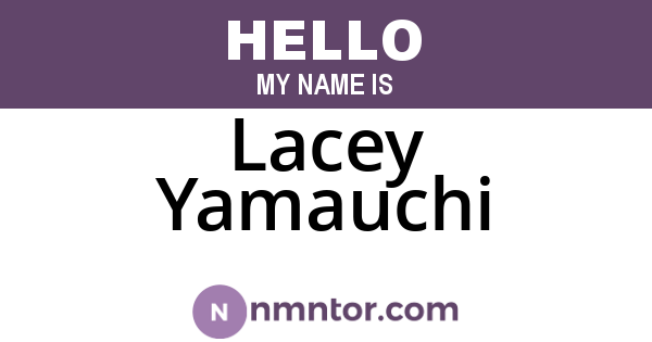 Lacey Yamauchi