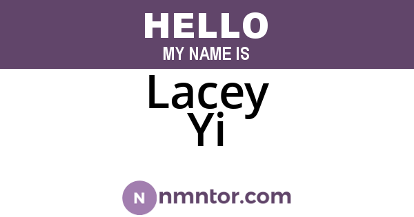 Lacey Yi