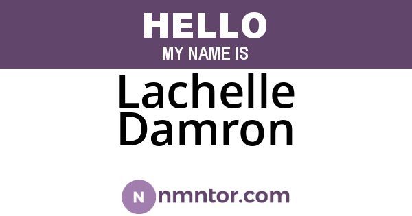 Lachelle Damron